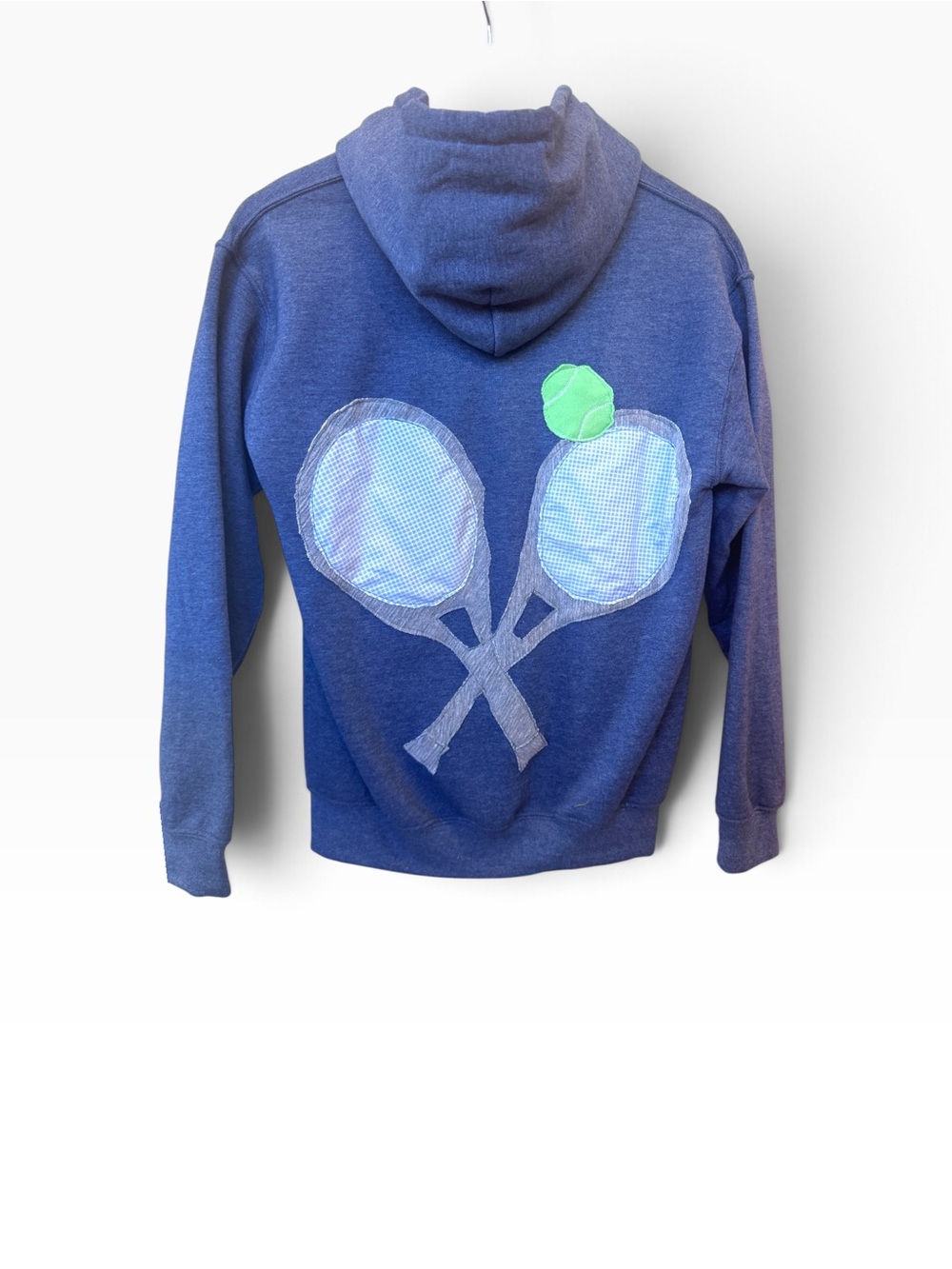 Women’s XS Hoodie with Tennis Racket Appliqué, NWT